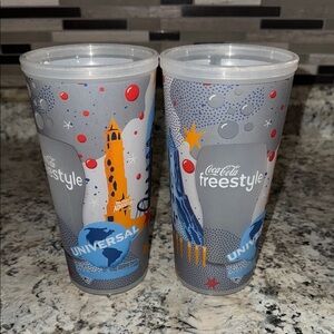 Coca Cola Freestyle Universal Grey Cups